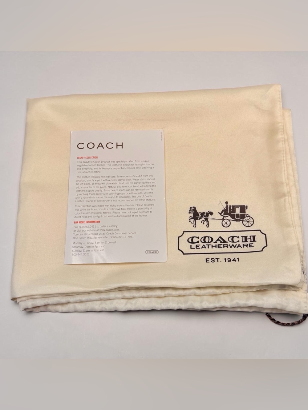 Vintage Coach 65th Anniversary Legacy Ali Flap Bag 11134 - Vachetta Leather - Picture 6 of 16